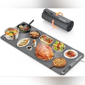 Electric Heated Serving Mat - Gray